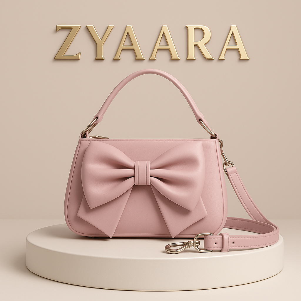 Zyaara Pastel Pink Handbag